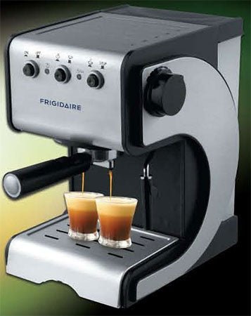 Frigidaire FD7189 220 Volts 1050 Watts 2 Cup Espresso Maker 220-240 Volts