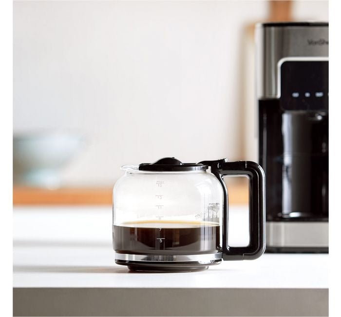 Vonshef 220 volts digital programmable 12 cup coffee maker with permanent filter 2000096 and hot plate 220v 240 volts