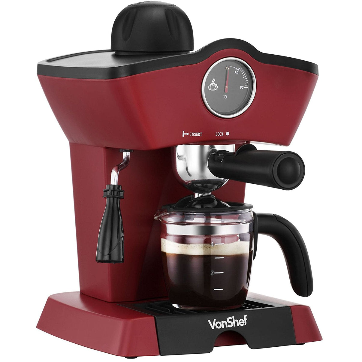 Vonshef European Espresso & Coffee Maker for 220/240 Volts 13190