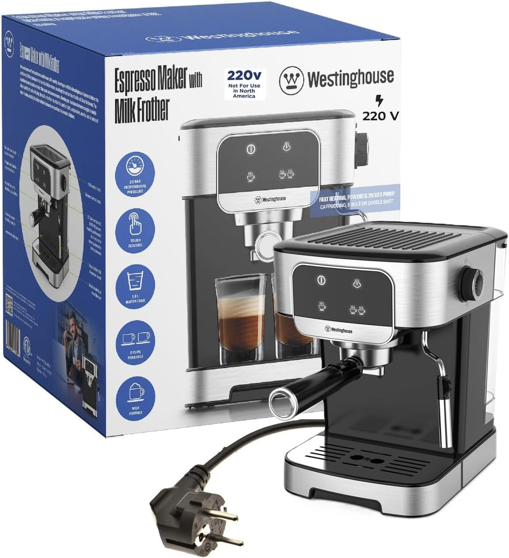 Westinghouse 220 volt espresso cappuccino maker 220v 240 volts WKCMA612